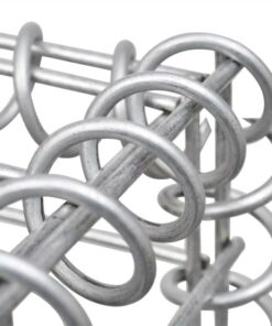 Gabion Raised Bed Galvanised Steel 450x30x30 Cm 7 Gabion Raised Bed Galvanised Steel 450x30x30 Cm -Room Gabion Raised Bed Galvanised Steel 450x30x30 cm 441996 5