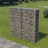 Gabion Wall With Covers Galvanised Steel 100x20x100 Cm