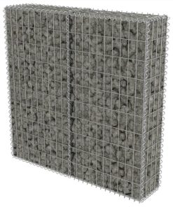 Gabion Wall With Covers Galvanised Steel 100x20x100 Cm 4 Gabion Wall With Covers Galvanised Steel 100x20x100 Cm -Room Gabion Wall with Covers Galvanised Steel 100x20x100 cm 445175 2