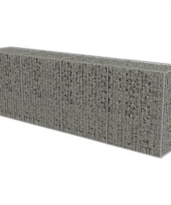 Gabion Wall With Covers Galvanised Steel 300x50x100 Cm 4 Gabion Wall With Covers Galvanised Steel 300x50x100 Cm -Room Gabion Wall with Covers Galvanised Steel 300x50x100 cm 441482 2
