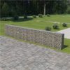 Gabion Wall With Covers Galvanised Steel 600x30x100 Cm
