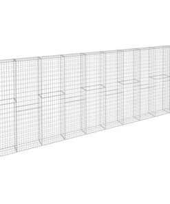 Gabion Wall With Covers Galvanised Steel 600x30x200 Cm 4 Gabion Wall With Covers Galvanised Steel 600x30x200 Cm -Room Gabion Wall with Covers Galvanised Steel 600x30x200 cm 437469 2
