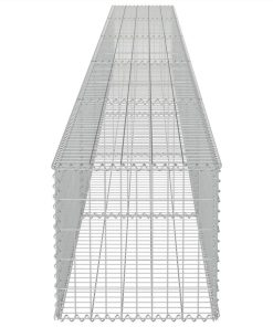Gabion Wall With Covers Galvanised Steel 600x50x50 Cm 6 Gabion Wall With Covers Galvanised Steel 600x50x50 Cm -Room Gabion Wall with Covers Galvanised Steel 600x50x50 cm 444927 4