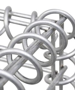 Gabion Wall With Covers Galvanised Steel 900x30x200 Cm -Room Gabion Wall with Covers Galvanised Steel 900x30x200 cm 432814 4