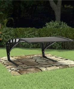 Garage Roof For Robot Lawn Mower 77x103x46 Cm Black