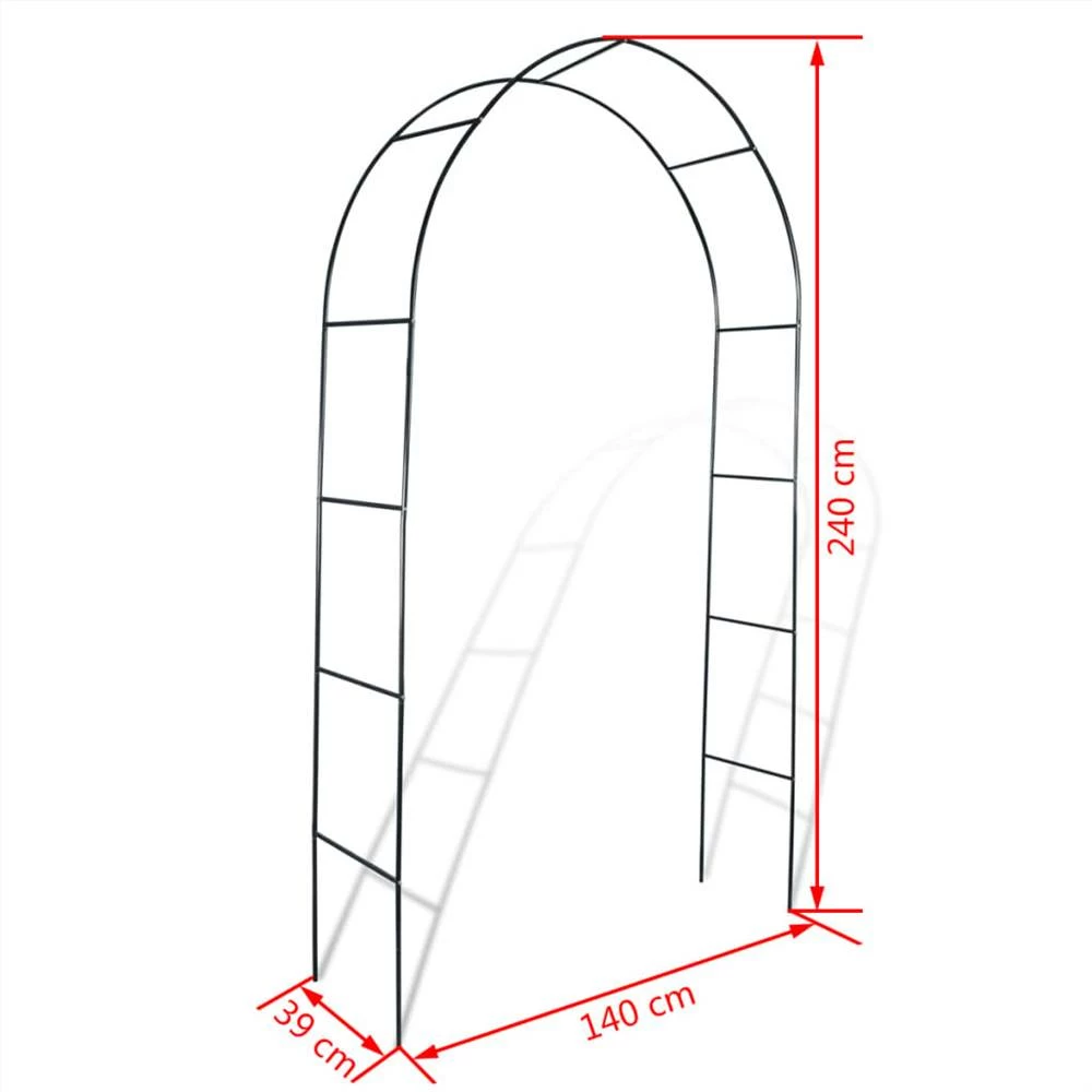 Garden Arch 2 Pcs Climbing Plants - Image 4
