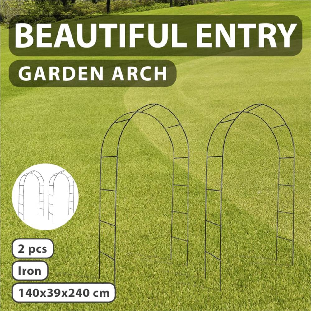 Garden Arch 2 pcs Climbing Plants Garden Arch 2 Pcs Climbing Plants -Room Garden Arch 2 pcs Climbing Plants 450255 4