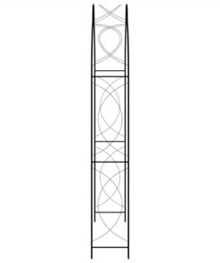 Garden Arch Black 150x34x240 Cm Iron -Room Garden Arch Black 150x34x240 cm Iron 447637 2