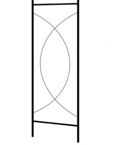 Garden Arch Black 150x34x240 Cm Iron -Room Garden Arch Black 150x34x240 cm Iron 447637 3