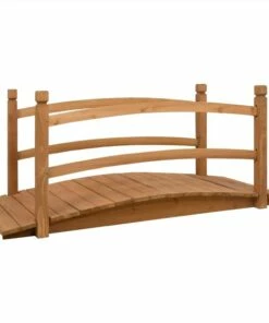 Garden Bridge 140x60x60 Cm Solid Firwood