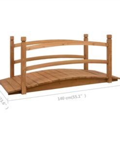 Garden Bridge 140x60x60 Cm Solid Firwood -Room Garden Bridge 140x60x60 cm Solid Firwood 458276 5