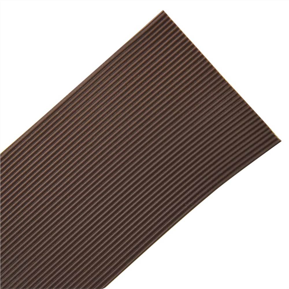 Garden Edging Brown PE 10 m 10 cm Garden Edging Brown PE 10 M 10 Cm -Room Garden Edging Brown PE 10 m 10 cm 465036 4