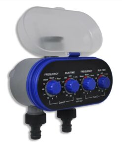Garden Electronic Automatic Water Timer Irrigation Timer Double Outlet
