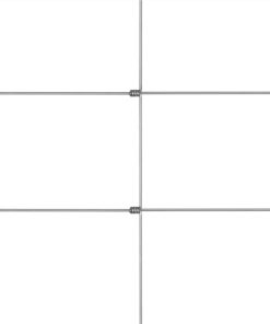 Garden Fence Galvanised Steel 50x1.5 M Silver -Room Garden Fence Galvanised Steel 50x1 5 m Silver 460181 3