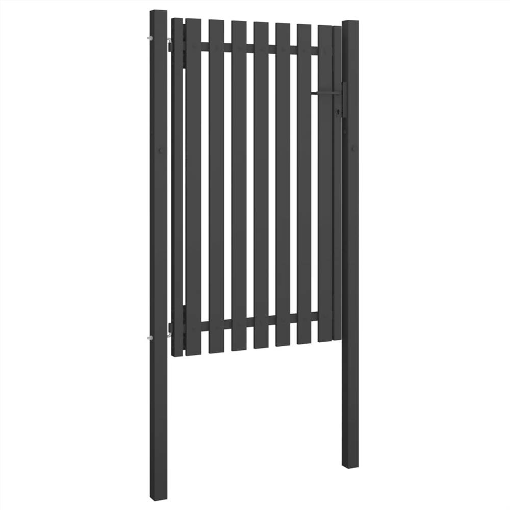 Garden Fence Gate Steel 1x2 m Anthracite Garden Fence Gate Steel 1x2 M Anthracite -Room Garden Fence Gate Steel 1x2 m Anthracite 517656 1