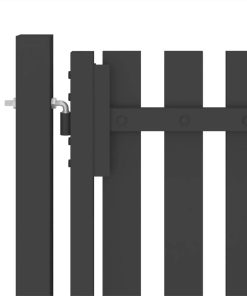 Garden Fence Gate Steel 1x2 M Anthracite 4 Garden Fence Gate Steel 1x2 M Anthracite -Room Garden Fence Gate Steel 1x2 m Anthracite 517656 2