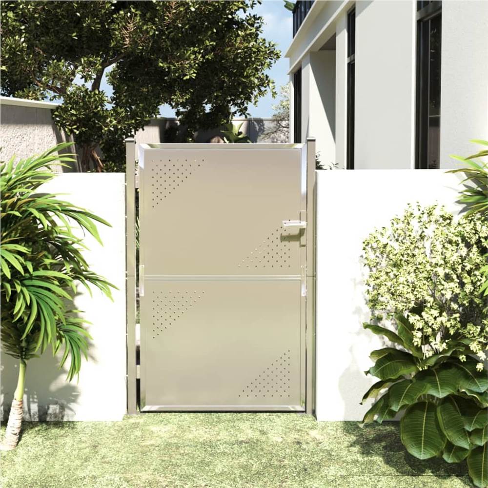 Garden Gate 100x150 cm Stainless Steel Garden Gate 100x150 Cm Stainless Steel -Room Garden Gate 100x150 cm Stainless Steel 512587 0