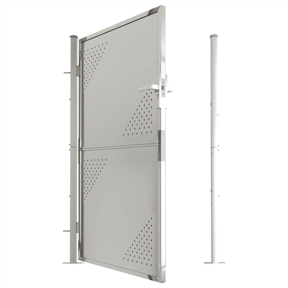 Garden Gate 100x150 cm Stainless Steel Garden Gate 100x150 Cm Stainless Steel -Room Garden Gate 100x150 cm Stainless Steel 512587 4