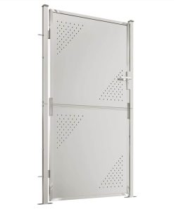 Garden Gate 100x180 Cm Stainless Steel -Room Garden Gate 100x180 cm Stainless Steel 512581 2