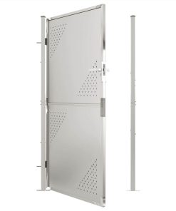 Garden Gate 100x180 Cm Stainless Steel -Room Garden Gate 100x180 cm Stainless Steel 512581 4