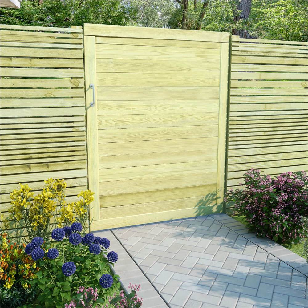Garden Gate Impregnated Pinewood 125x100 cm Garden Gate Impregnated Pinewood 125x100 Cm -Room Garden Gate Impregnated Pinewood 125x100 cm 434389 2