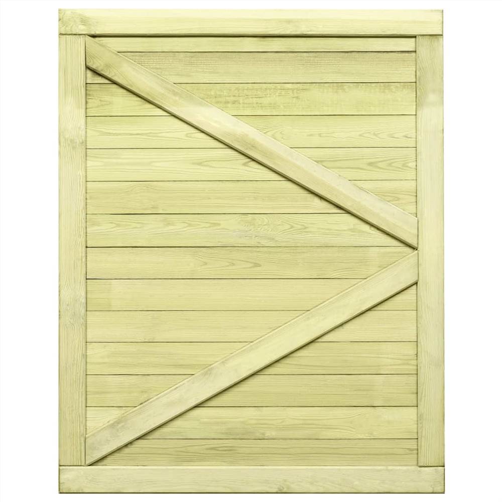 Garden Gate Impregnated Pinewood 125x100 cm Garden Gate Impregnated Pinewood 125x100 Cm -Room Garden Gate Impregnated Pinewood 125x100 cm 434389 4