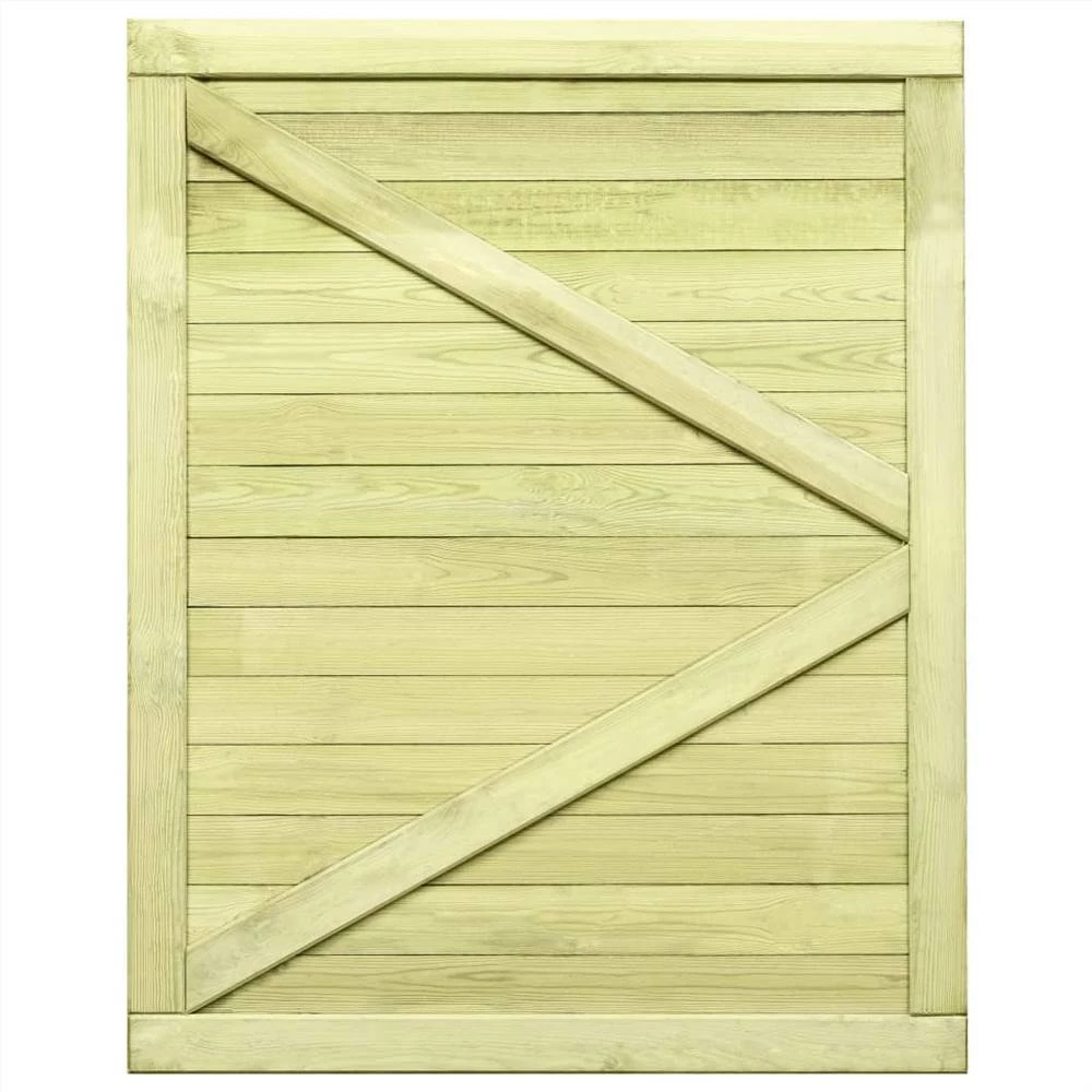 Garden Gate Impregnated Pinewood 125x100 Cm - Image 5