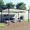 Garden Gazebo With Retractable Roof 4x3 M Cream -Room Garden Gazebo with Retractable Roof 4x3 m Cream 512903 0