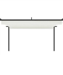 Garden Gazebo With Retractable Roof 4x3 M Cream -Room Garden Gazebo with Retractable Roof 4x3 m Cream 512903 2