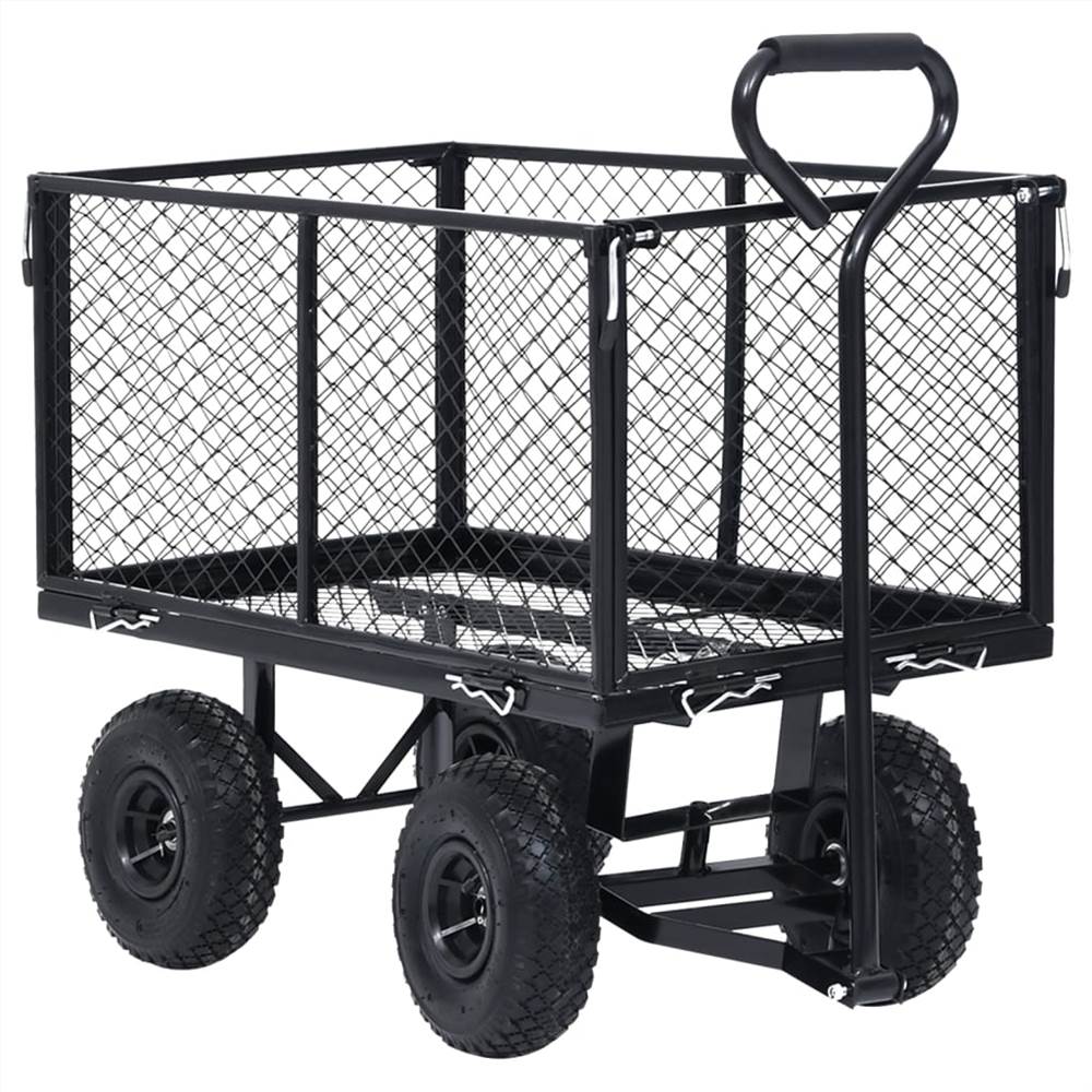 Garden Hand Trolley Black 350 kg Garden Hand Trolley Black 350 Kg -Room Garden Hand Trolley Black 350 kg 462179 1