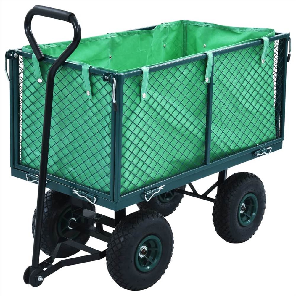Garden Hand Trolley Green 350 kg Garden Hand Trolley Green 350 Kg -Room Garden Hand Trolley Green 350 kg 441201 0