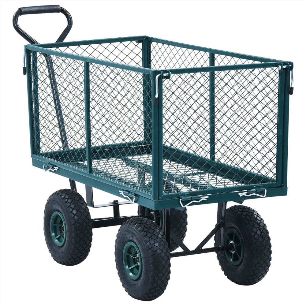 Garden Hand Trolley Green 350 kg Garden Hand Trolley Green 350 Kg -Room Garden Hand Trolley Green 350 kg 441201 1