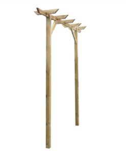 Garden Pergola 200x40x205 Cm Wood
