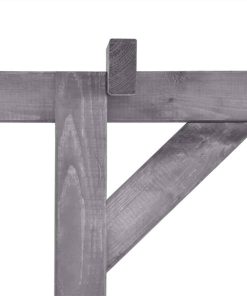 Garden Pergola Grey 200x40x205 Cm Impregnated Pinewood -Room Garden Pergola Grey 200x40x205 cm Impregnated Pinewood 451994 3