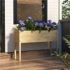 Garden Planter 110x31x70 Cm Solid Pinewood 1 Garden Planter 110x31x70 Cm Solid Pinewood -Room Garden Planter 110x31x70 cm Solid Pinewood 504440 0