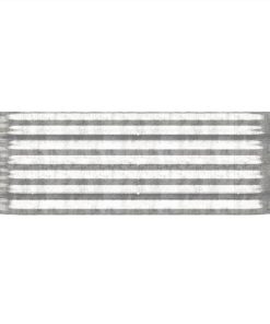 Garden Planter Powder-coated Steel 114x40x36 Cm Silver 4 Garden Planter Powder-coated Steel 114x40x36 Cm Silver -Room Garden Planter Powder coated Steel 114x40x36 cm Silver 509276 2