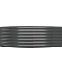 Garden Planter Powder-coated Steel 140x140x36 Cm Anthracite -Room Garden Planter Powder coated Steel 140x140x36 cm Anthracite 516218 2