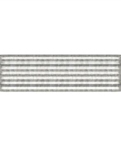 Garden Planter Powder-coated Steel 152x40x36 Cm Silver -Room Garden Planter Powder coated Steel 152x40x36 cm Silver 509282 2