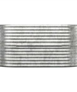 Garden Planter Powder-coated Steel 152x80x68 Cm Silver -Room Garden Planter Powder coated Steel 152x80x68 cm Silver 510965 2