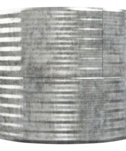 Garden Planter Powder-coated Steel 152x80x68 Cm Silver -Room Garden Planter Powder coated Steel 152x80x68 cm Silver 510965 3