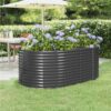 Garden Planter Powder-coated Steel 175x100x68 Cm Anthracite 2 Garden Planter Powder-coated Steel 175x100x68 Cm Anthracite -Room Garden Planter Powder coated Steel 175x100x68 cm Anthracite 515712 0