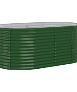 Garden Planter Powder-coated Steel 175x100x68 Cm Green 3 Garden Planter Powder-coated Steel 175x100x68 Cm Green -Room Garden Planter Powder coated Steel 175x100x68 cm Green 515681 1