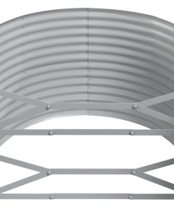Garden Planter Powder-coated Steel 175x100x68 Cm Grey -Room Garden Planter Powder coated Steel 175x100x68 cm Grey 515705 4