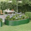 Garden Planter Powder-coated Steel 214x140x36 Cm Green 1 Garden Planter Powder-coated Steel 214x140x36 Cm Green -Room Garden Planter Powder coated Steel 214x140x36 cm Green 516152 0