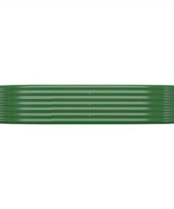Garden Planter Powder-coated Steel 214x140x36 Cm Green 4 Garden Planter Powder-coated Steel 214x140x36 Cm Green -Room Garden Planter Powder coated Steel 214x140x36 cm Green 516152 2