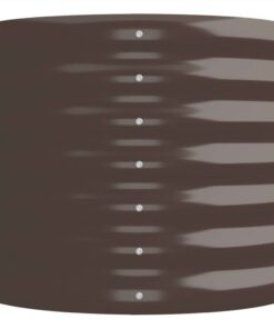 Garden Planter Powder-coated Steel 224x40x36 Cm Brown 5 Garden Planter Powder-coated Steel 224x40x36 Cm Brown -Room Garden Planter Powder coated Steel 224x40x36 cm Brown 509293 3