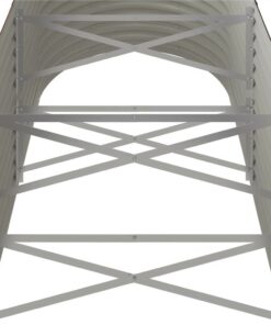 Garden Planter Powder-coated Steel 224x40x36 Cm Brown 6 Garden Planter Powder-coated Steel 224x40x36 Cm Brown -Room Garden Planter Powder coated Steel 224x40x36 cm Brown 509293 4