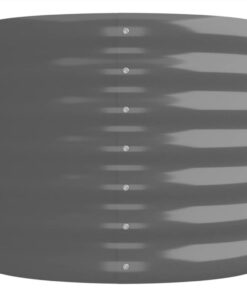 Garden Planter Powder-coated Steel 224x40x36 Cm Grey -Room Garden Planter Powder coated Steel 224x40x36 cm Grey 509281 3