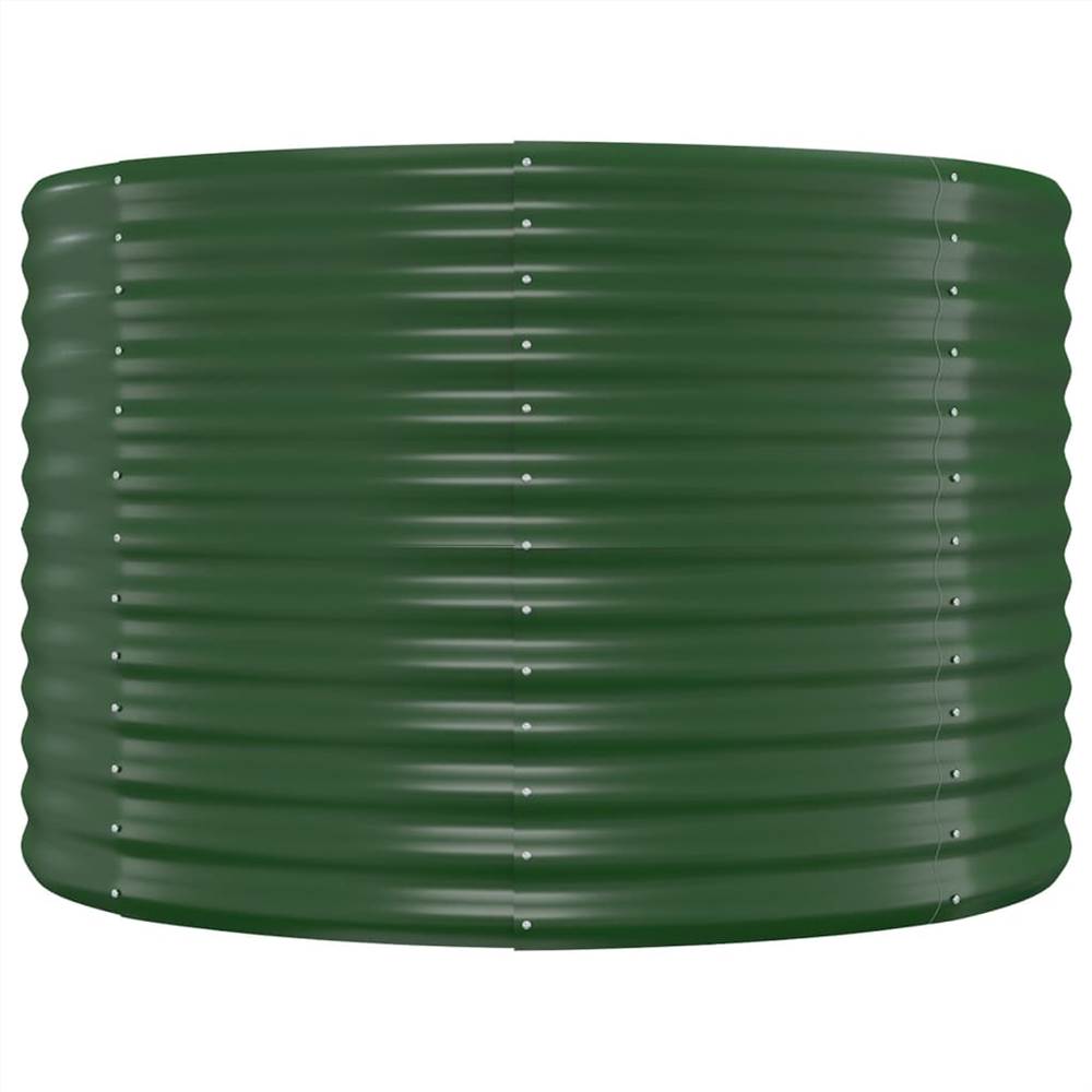 Garden Planter Powder-coated Steel 249x100x68 cm Green Garden Planter Powder-coated Steel 249x100x68 Cm Green -Room Garden Planter Powder coated Steel 249x100x68 cm Green 515718 3