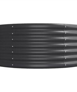 Garden Planter Powder-coated Steel 296x80x36 Cm Anthracite -Room Garden Planter Powder coated Steel 296x80x36 cm Anthracite 515188 3